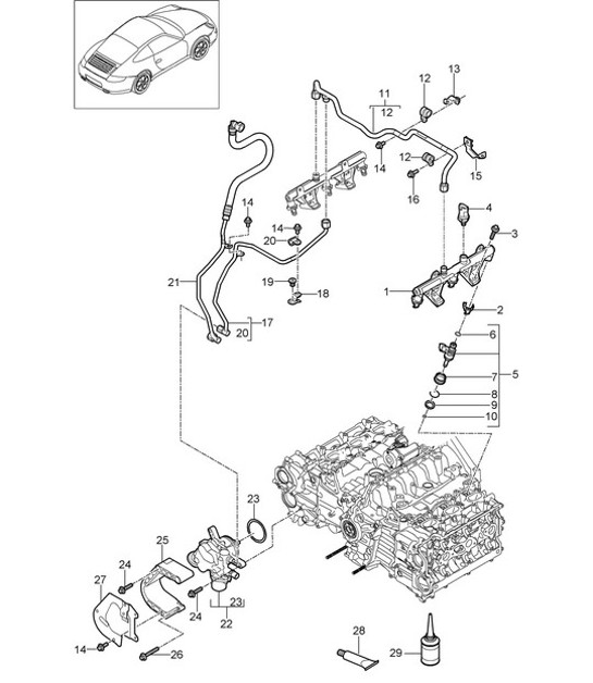 Diagram 107-005 Porsche 9J1.1 Taycan 2020-24 
