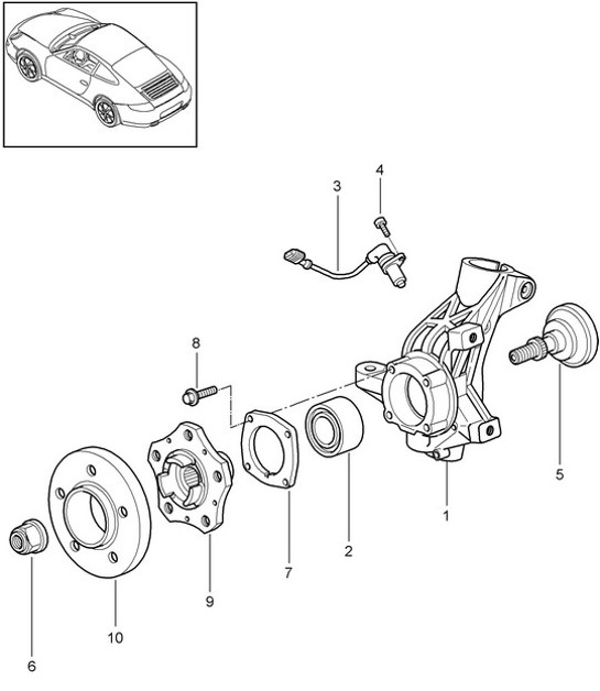 Diagram 401-005 Porsche 944 2.7L 8V 1988-89 