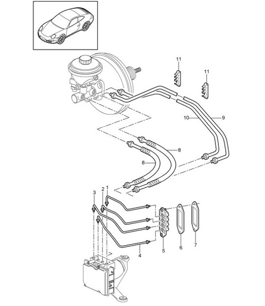 Diagram 604-006 Porsche 944 2.5L 8V 1982-87 
