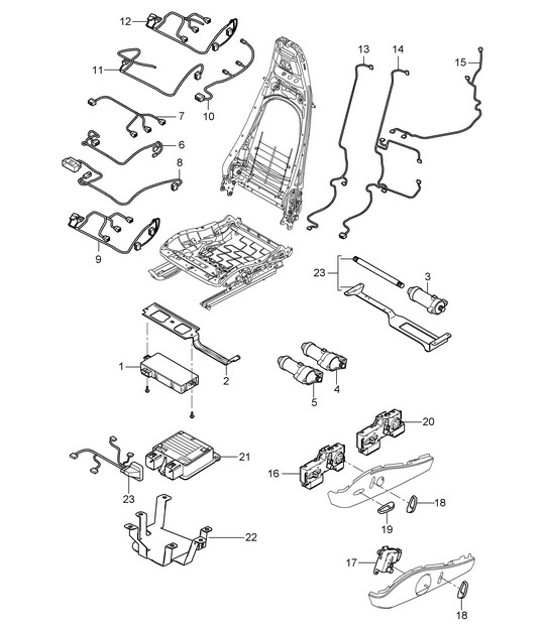 Diagram 817-010 Porsche 993 (911) C2S 1994-97 Body