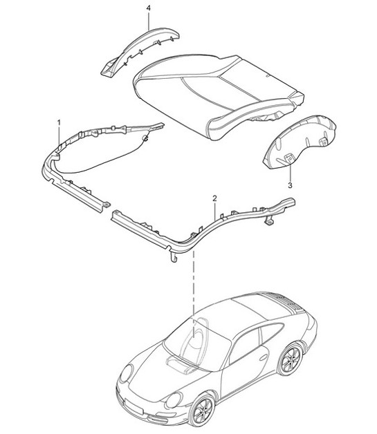 Diagram 817-024 Porsche Boxster 718 (982) 2017>> Body
