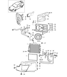 Water cooling 3 - 9770 - 997.2 GT2 RS 3.6L 2010-16