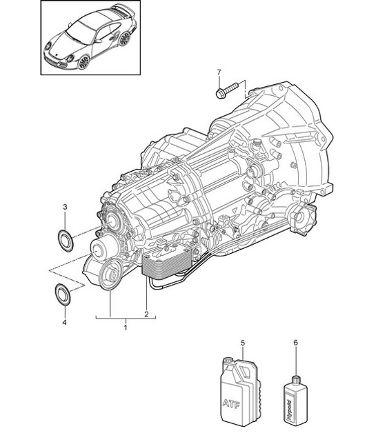 Diagram 320-000 Porsche 971.2 Panamera 2.9L V6 2021-23 