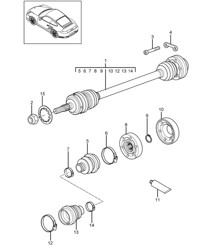Albero motore 997.2 Turbo 2010-13