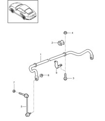 Stabilisator 997.2 Turbo / GT2 RS 2010-2013