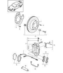 Scheibenbremse / Vorderachse 97,2 Turbo 2010-13
