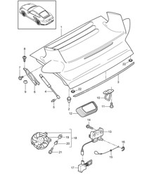 Rear cover 997.2 GT2 2010-13