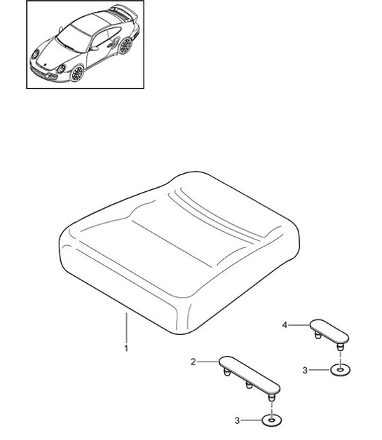 Diagram 817-050 Porsche 911 & 912 (1965-1989) Body