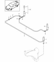 Scheinwerferwaschanlage - PR:288 - 997.2 Turbo / GT2 RS 2010-13