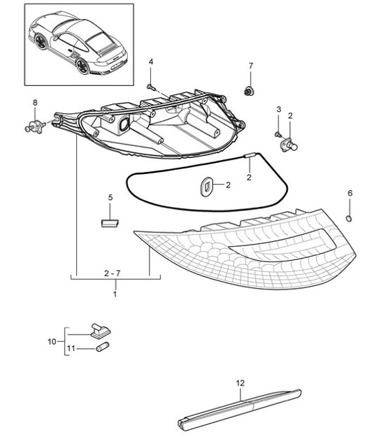Diagram 905-005 Porsche Panamera 971 MK1 (2017-2020) 