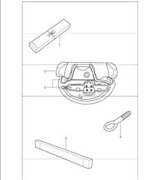 tool jack fire extinguisher 997.1 GT2 2007-09