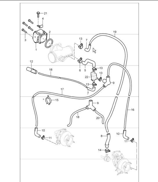 Diagram 107-00 Porsche 944 2.5L 8V 1982-87 