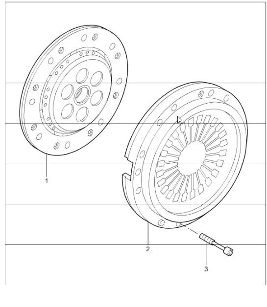Diagram 301-00 Porsche Macan (95B) MK1 (2014-2018) Trasmissione