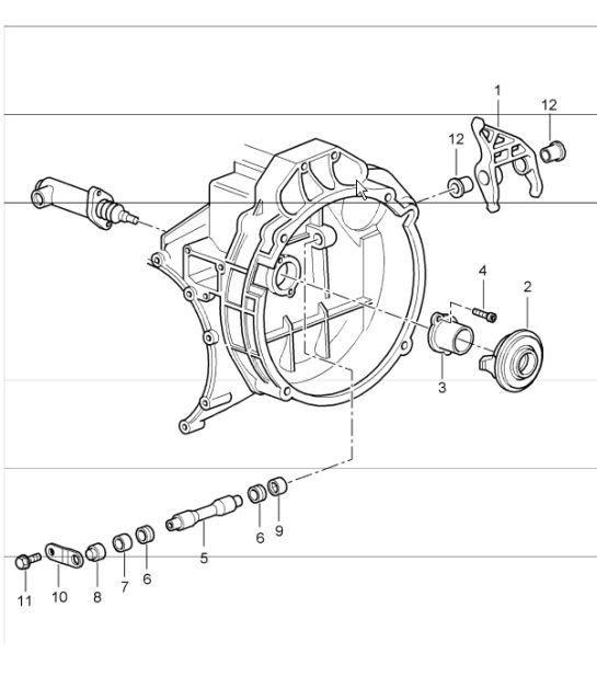 Diagram 301-05 Porsche Macan (95B) MK1 (2014-2018) Transmisión