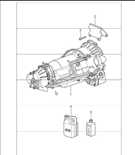 Diagram 320-00 Porsche Cayman S 3.4L 987C 2005-08 Transmission