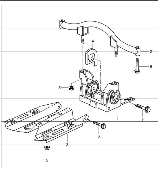 Diagram 370-00 Porsche Boxster 981 Spyder 3.8L 2016 Transmisión