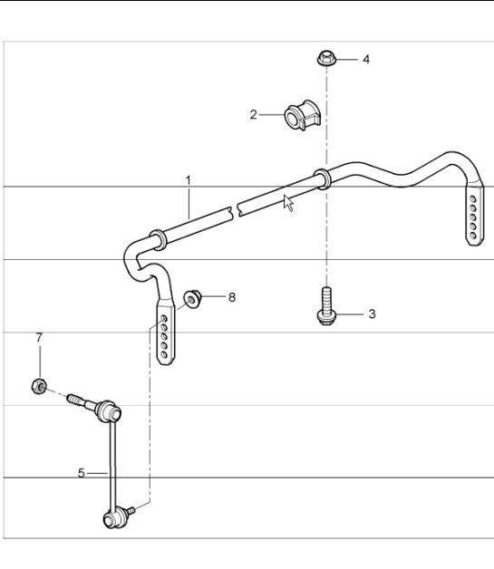 stabiliser 997.1 GT2 2007-09