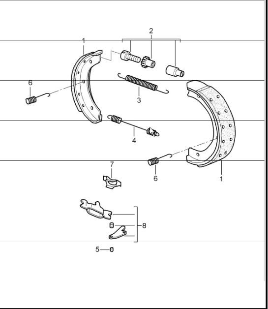 Diagram 603-05 Porsche Boxster 981 Spyder 3.8L 2016 Ruote, freni