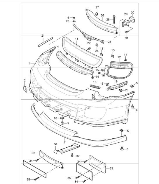 Diagram 802-02 Porsche 911 & 912 (1965-1989) Body