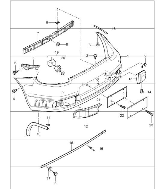 Diagram 802-06 Porsche 924S 2.5L 1986-87 