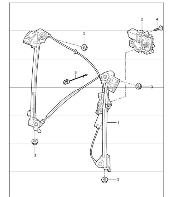 Diagram 804-30 Porsche 356 (1950-1965) Body