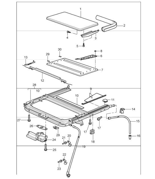 Diagram 811-00 Porsche 997 MKII Turbo 2010-13 Body