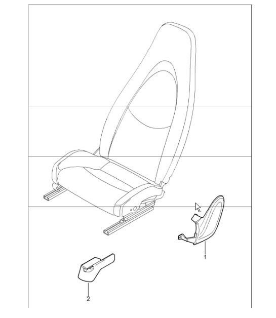 Diagram 817-00 Porsche 997 MK1 Carrera 2 3.6L 2005-08 Body