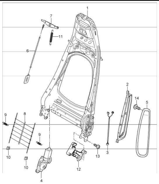 Diagram 817-15 Porsche 911 1984-1986 3.2L Body