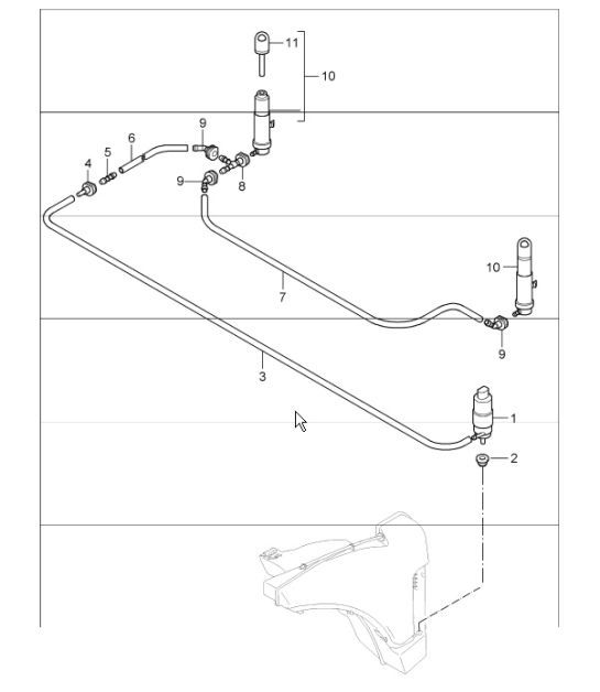 Diagram 904-20 Porsche 911 & 912 (1965-1989) Materiale elettrico