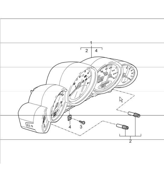 Diagram 906-02 Porsche Cayman 718C (982C) 2017>> Electrical equipment