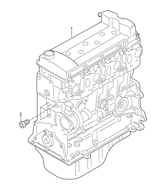 Diagram 101-02 Porsche 911 & 912 (1965-1989) Engine