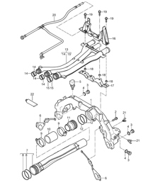 Waterkoeling 1 - M48.00 / M48.50 - 955 Cayenne 2003-06