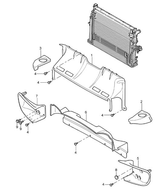Diagram 105-30 Porsche Macan (95B) MK1 (2014-2018) Engine