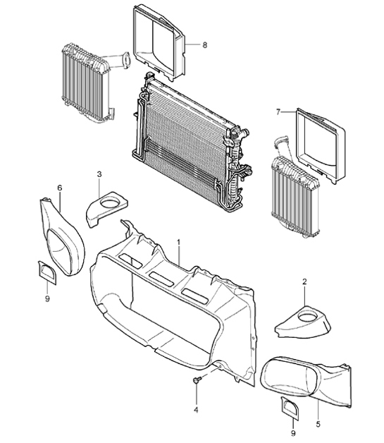 Diagram 105-35 Porsche Macan (95B) MK1 (2014-2018) Engine