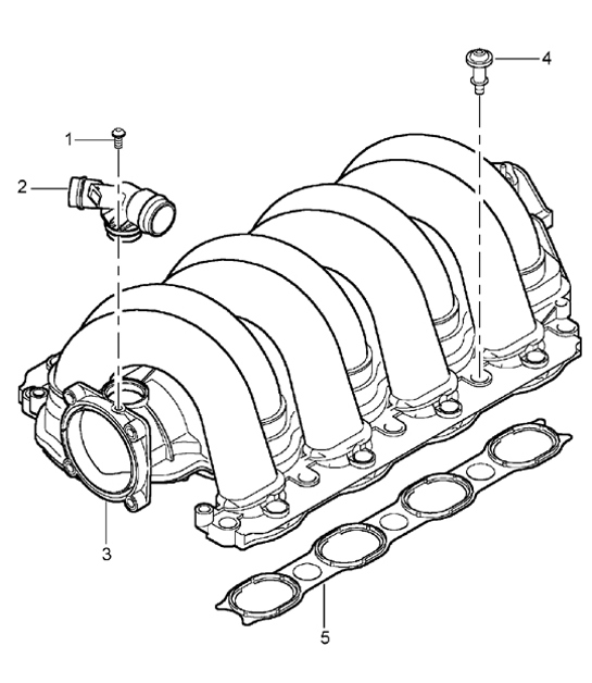 Diagram 107-10 Porsche Macan (95B) MK1 (2014-2018) Motor