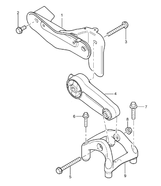 Diagram 109-00 Porsche Taycan (9J1) MK1 2020-2024 