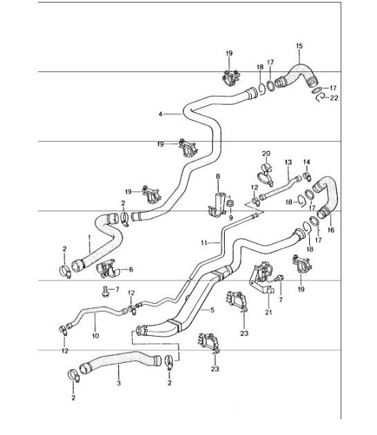 Diagram 105-05 Porsche 991 (911) MK1 2012-2016 Engine