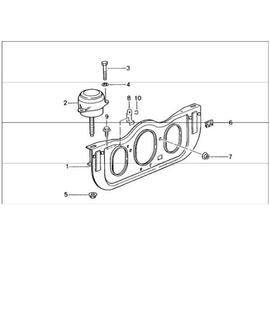 Diagram 109-00 Porsche Boxster 986/987/981 (1997-2016) Engine