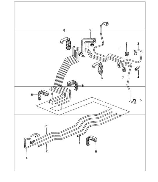 Diagram 201-05 Porsche Cayenne 9YA (E3) 2018-2023 