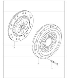 clutch 996 GT3-1 M96.76 2000-02 and 996 GT3-1/GT3-1 RS 2004-05