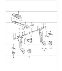 pedals 996 GT3-1 1999-05