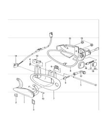 door handle 996 GT3-1 1999-05