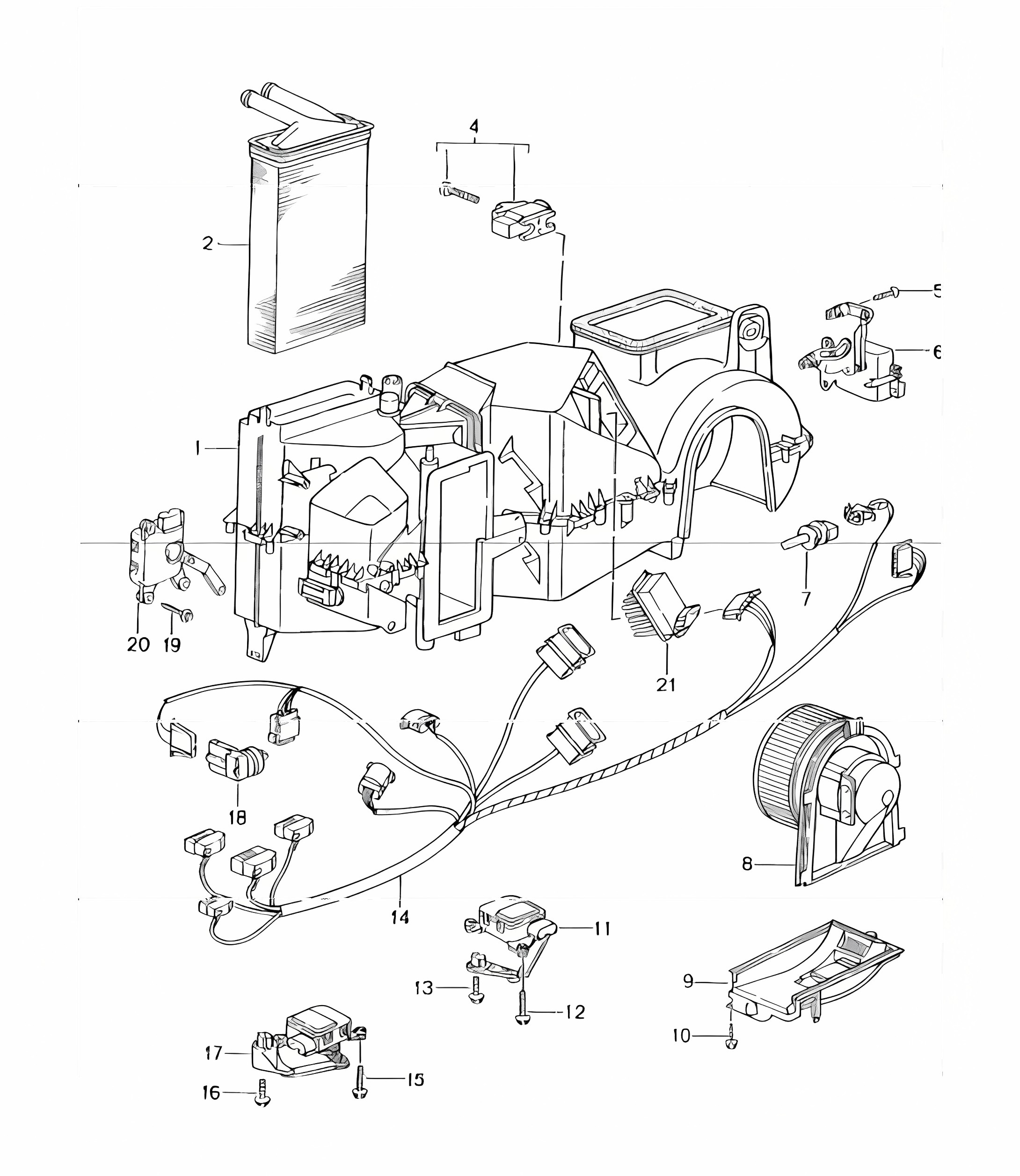 air conditioner single parts 996 GT3-1 1999-05