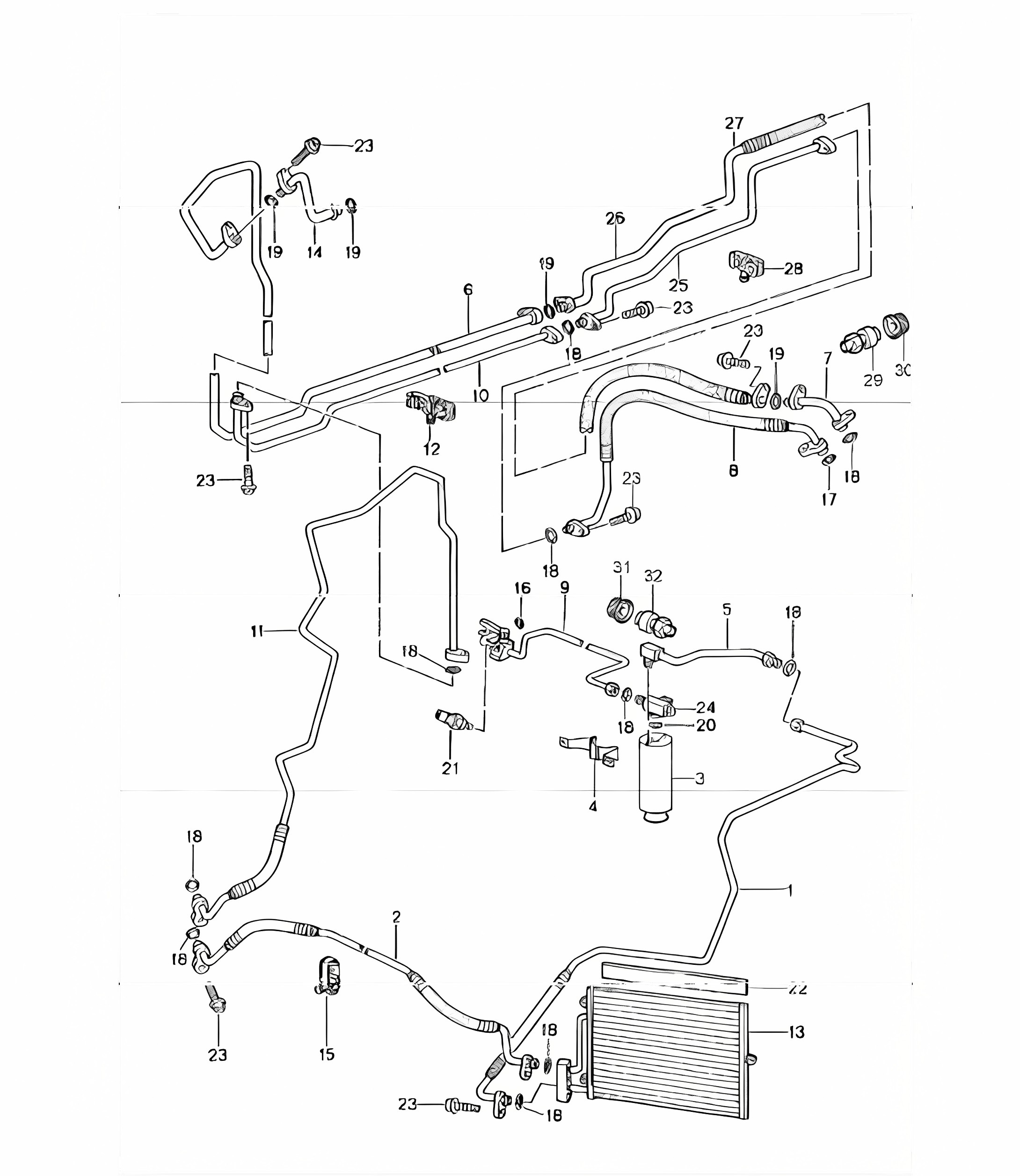 refrigerant circuit 996 GT3-1 1999-05