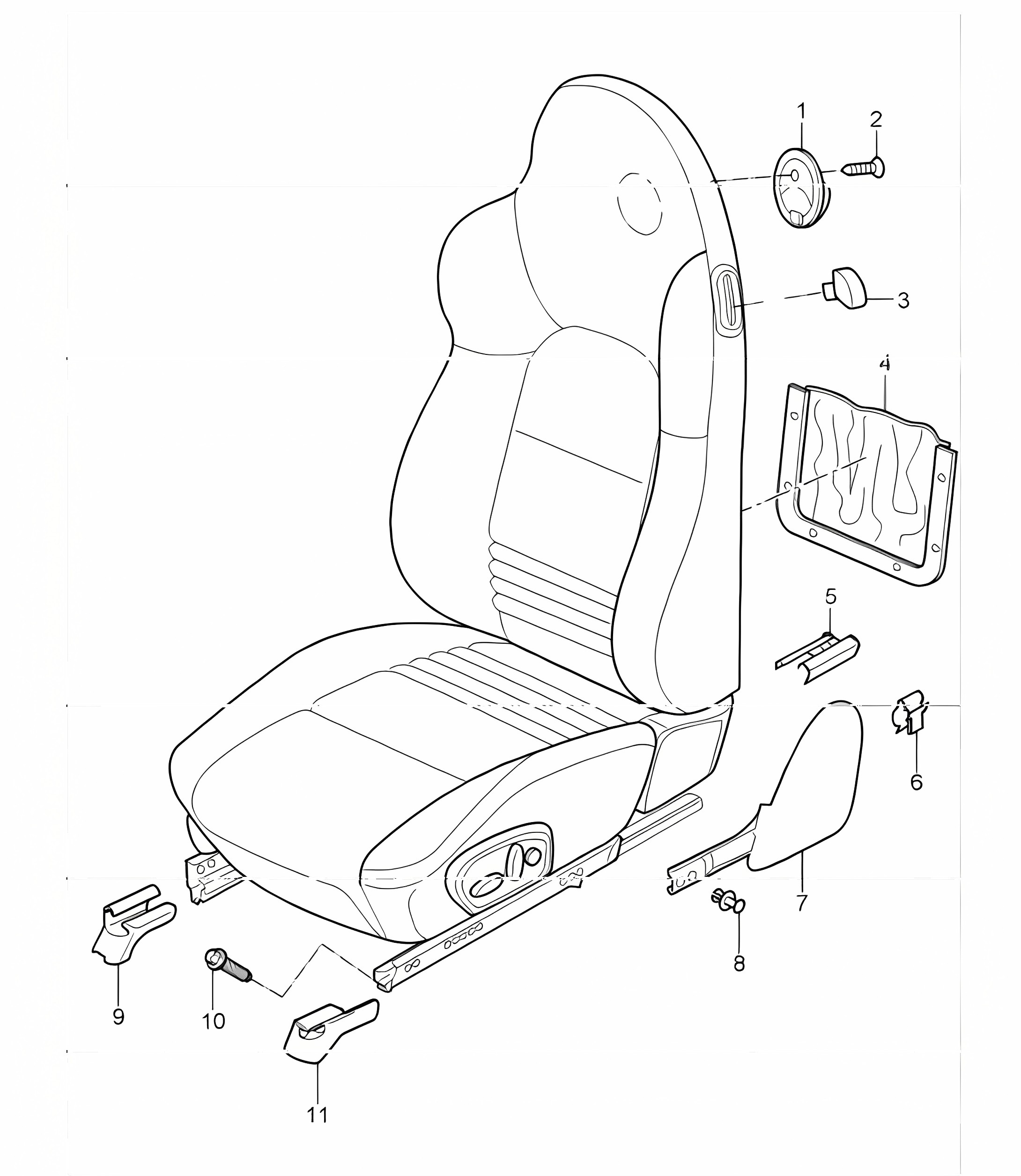 sports seat 996 GT3-1 1999-05