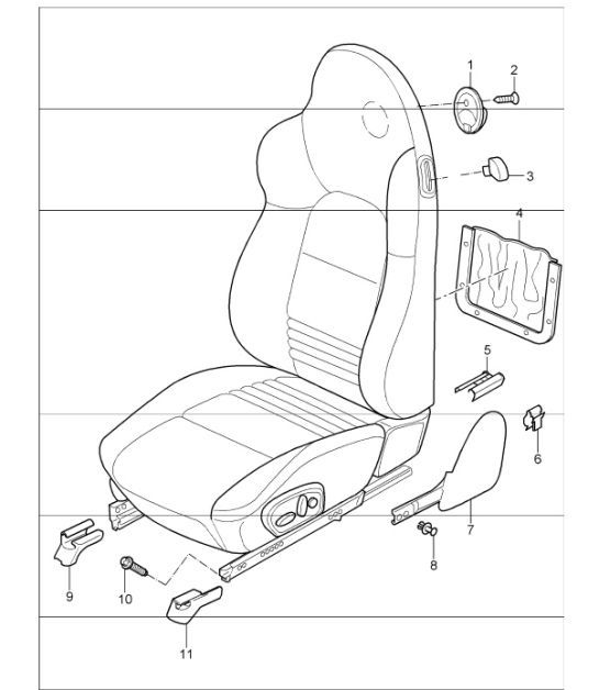 Diagram 817-20 Porsche 9J1.1 Taycan 2020-24 