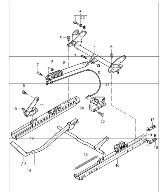 Diagram 817-45 Porsche 993 (911) RS 1994-97 Body