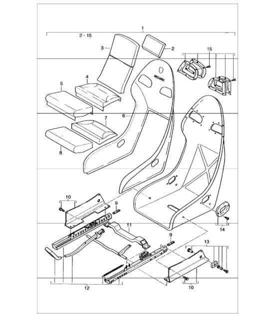 Diagram 817-95 Porsche Panamera 970 MK1 (2009-2013) Body