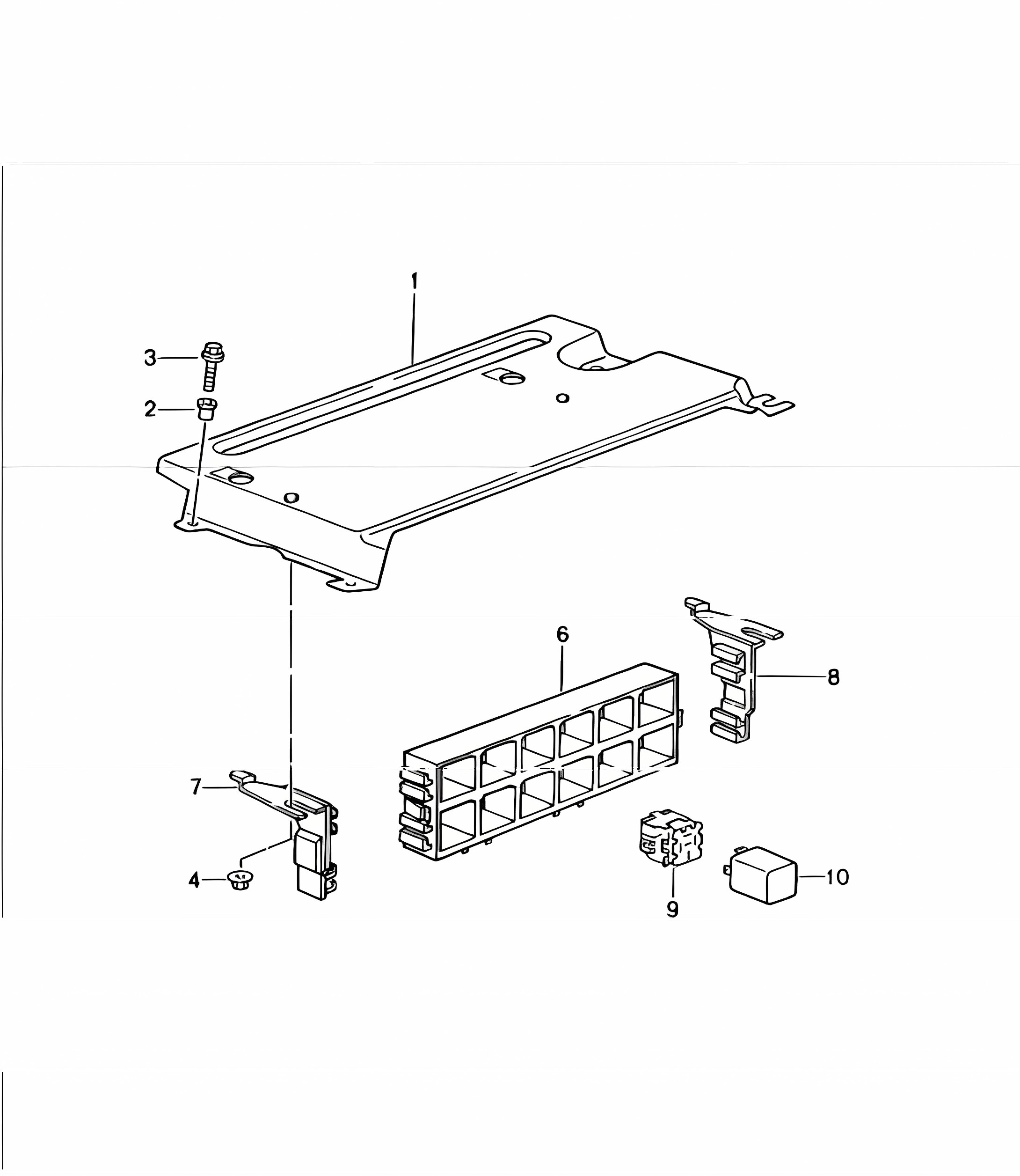 central electrical system rear end 996 GT3-1 1999-05