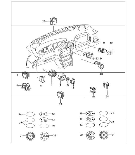 Diagram 903-05 Porsche 911 & 912 (1965-1989) Équipement électrique